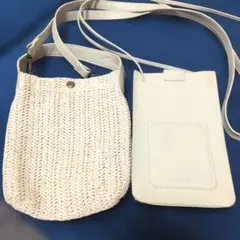 2点セット まとめ売り サマンサモスモス スマホポーチ ショルダーバッグ 未使用のサムネイル