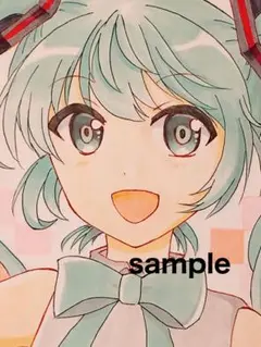 手描きイラスト【初音ミク】