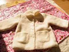 ELLE 新品タグ付き　ふわふわコート90☆彡(⌒∇⌒)定価10290円