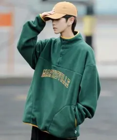 DISCUS athletic ハーフジップフリース