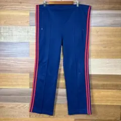 ☆90s アディダス バスケジャージ バスパン トラックパンツ 国旗タグ L