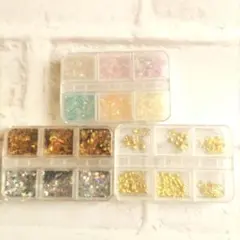 ネイルデコレーションセット クリアケース付き