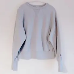 Champion SLOBE IENA 別注 無地ガゼットスウェット　サックス