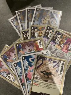 ワンピースカードゲーム セット 黒デッキ まとめ売り パーツ