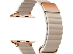 Apple Watch アップル ウォッチマグネット式 PUレザー ストラップ