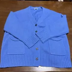 LOWRYS FARM ブルーカーディガン