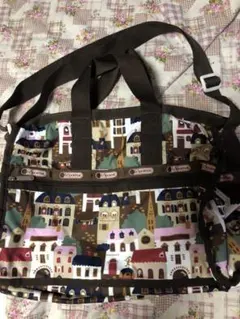 美品　レスポートサック ボストンバッグ　ヨーロッパ　子猫　Mウィーク　旅行　上品