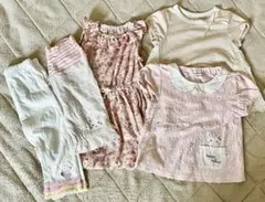 子供服　ベビー服　Tシャツ　女の子　90サイズ　ワンピース　レギンス　保育園