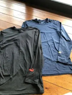 PUMA 長袖アンダーシャツ 160サイズ 2枚セット　裏起毛