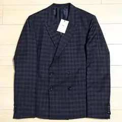 新品 PS Paul Smith ダブル テーラード ジャケット ネイビー