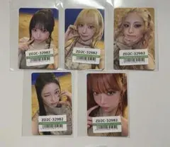 lesserafim ユニバ　ラキドロ　2回目　5種セット　トレカ　コンプ