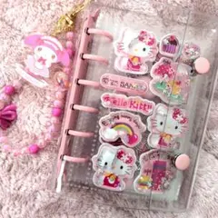 と*女様 シール帳　完成品　ハローキティー