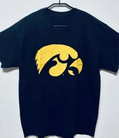【US古着】 ヴィンテージフロントプリントTシャツ(ブラック×イエロー)