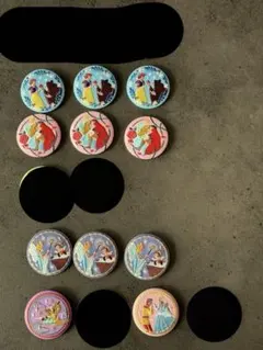 ディズニー刺繍缶バッジ