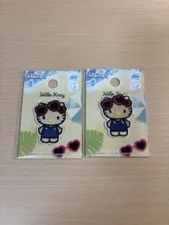 日焼けワッペン サンリオ ハローキティ 2点セット ダイソー