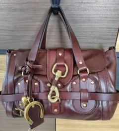 Chloe クロエ ハンドバッグ kelara ケララ 馬モチーフチャーム付のサムネイル