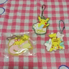 【中古】ポケモン ピカチュウ ラバスト3点セット