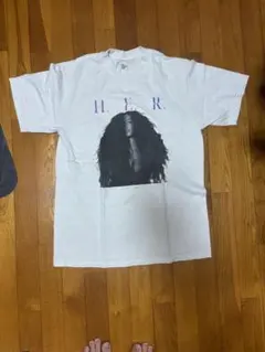 H.E.R. プリントTシャツ ホワイト