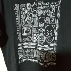 新品！ドラッグストアーズ 黒いプリントシャツＦ