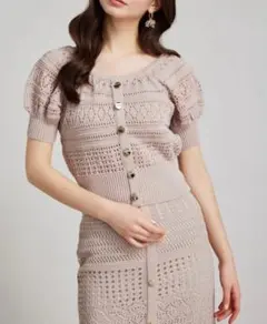 rienda マルチWAYクロシェ SET Knit Oのサムネイル