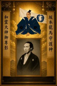 坂本龍馬命　御霊影　写真　ポストカードサイズ　30枚 坂本龍馬守護神・和霊大神御尊影 開運祈念ポストカードサイズ 写真