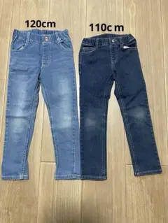 EDWIN 、branshesデニム パンツ120cm 、110cm2点セット