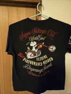 FLAGSTAFF PEANUTS スヌーピー 刺繍 Tシャツ XXL 黒のサムネイル