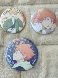 日向翔陽 缶バッジ 3個セット ポストカード付き