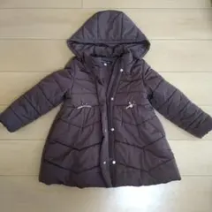 BeBe ブラウン ダウンコート 120cm