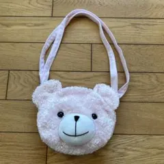 クマのピンクポシェット　バッグ