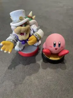 アミーボ　amiibo クッパとカービィピンクのサムネイル