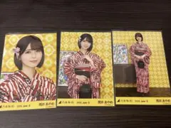 乃木坂46生写真 浴衣 3種コンプ 筒井あやめ - メルカリ