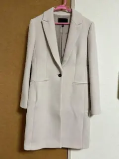 iCB ONWARD ウール　ロングコート7号 ホワイトベージュ