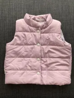 SIMPLE FREE 中綿ベスト ピンク 90cm