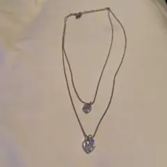 ダブルハートネックレス