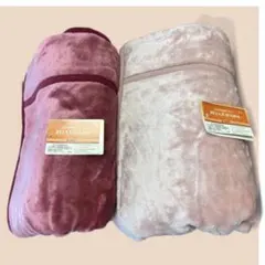 京都西川 RELAX WARM毛布 2色セット　外袋から出しただけでほぼ新品
