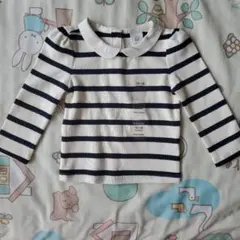 baby GAP ストライプ襟付きシャツ 12-18ヶ月