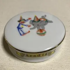 Paradise 陶器製小物入れ ⭐︎象とピエロ⭐︎