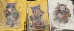 鬼滅の刃　ハロウィン2025 アクリルスタンド　無一郎　炭治郎　禰豆子