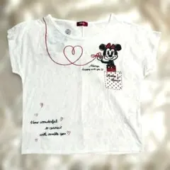ミッキー & ミニー Tシャツ ホワイト
