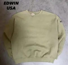 「 USA製」EDWIN スウェット ライトグリーン
