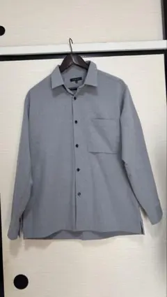 GLOBAL WORK グレー 長袖シャツ M