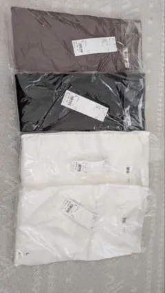 ロンT4枚セット（ブラウン・ブラック・ホワイト×2）