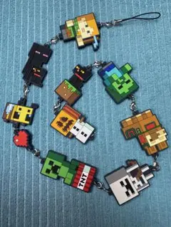 1番くじ　Minecraft 繋がるキーホルダー　9種　9個セット　マイクラ