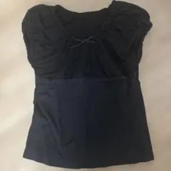 美品ピンクハウス　黒カットソー日本製