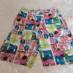 PLAYBOY 総柄　プレイボーイ サーフパンツ スイムパンツ 海パン 水着　Sのサムネイル