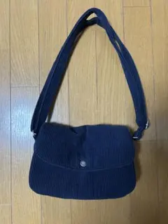 thisisneverthatネイビー コーデュロイ ショルダーバッグのサムネイル