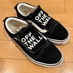 VANS OFF THE WALL ブラック スリッポン　VANS