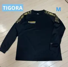 【新品】TIGORA 長袖 ウォームアップウェア ブラック ゴールドのサムネイル