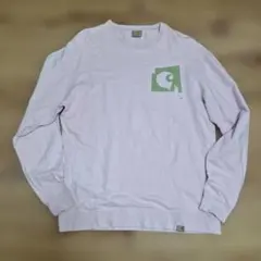Carhartt ピンク 長袖　ロンT　スウェット